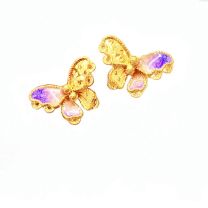 24K千足金耳環(5G金)