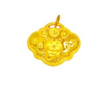24K Gold Pendant