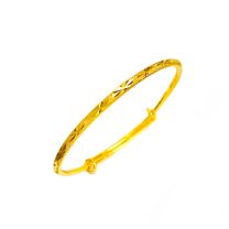 24K Gold Bangle