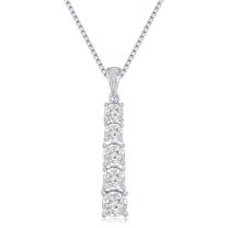 18KW Diamond Pendant