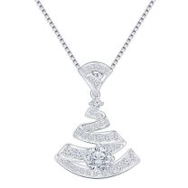 18KW Diamond Pendant