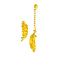 24K Gold Earrings (5G Gold Diamond )