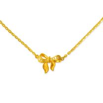 24K千足金鑽石套裝項鏈 (5G金鑽）