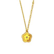 24K千足金鑽石套裝項鏈 (5G金鑽）