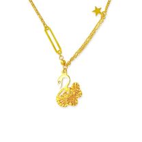 24K千足金鑽石套裝項鏈 (5G金鑽）