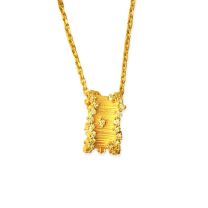 24K千足金鑽石套裝項鏈 (5G金鑽）