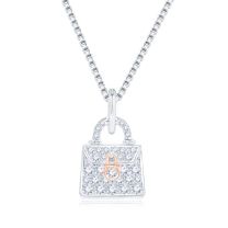 18KWR Diamond Pendant