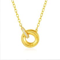 24K Gold Necklace (5G Gold Diamond )