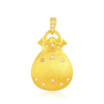 24K Gold  Pendant (5G Gold Diamond )