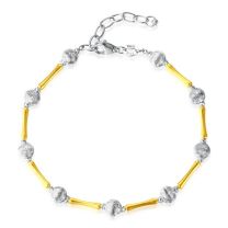 24K Gold & PT Party Crew Bracelet (5G Gold & PT)