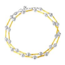 24K Gold & PT Party Crew Bracelet (5G Gold & PT)