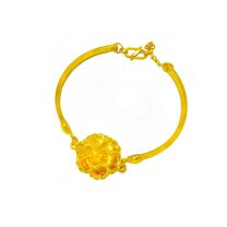 24K千足金手鐲(3D硬金)