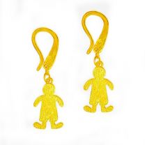24K Gold Earring