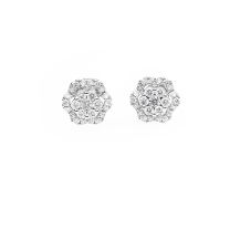 18KW Diamond Earring