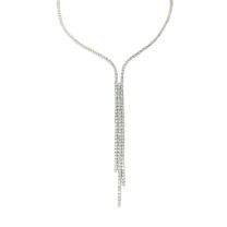 18K白金鑽石項鏈