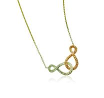 14K RW Diamond Necklace