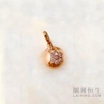 18K玫瑰金鑽石吊墜