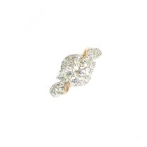 18KR GIA Diamond Ring