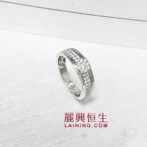 18K白金鑽石戒指