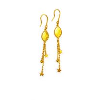 24K千足金耳环 （5G金）