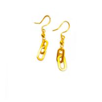 24K千足金耳环 （5G金）