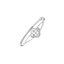 18K W Diamond Bangle