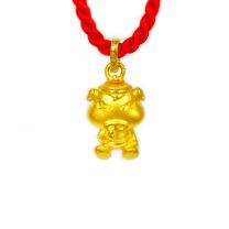 24K千足金吊墜