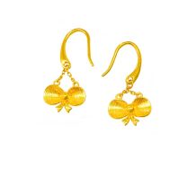 24K千足金耳环 （5G金）