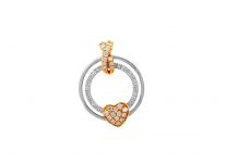 18K W Diamond Pendant