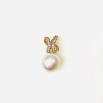 18KR Pearl Diamond Pendant