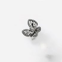 18K雙色金鑽石戒指