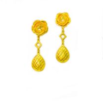 24K Gold Earring (3D Gold)