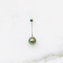 18KW Pearl Diamond Pendant