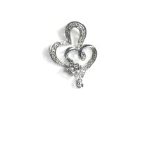 18K W Diamond Pendant