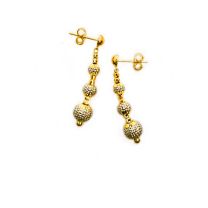 18K Gold Earring