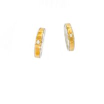 18K雙色(白金/玫瑰金)钻石戒指