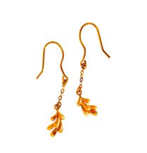 18K Gold Earring