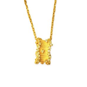 24K千足金鑽石套裝項鏈 (5G金鑽）