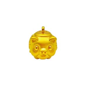 24K硬金金豬擺件 (3D Gold)
