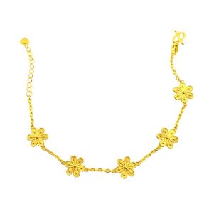 24K千足金手鏈 (5G 金）